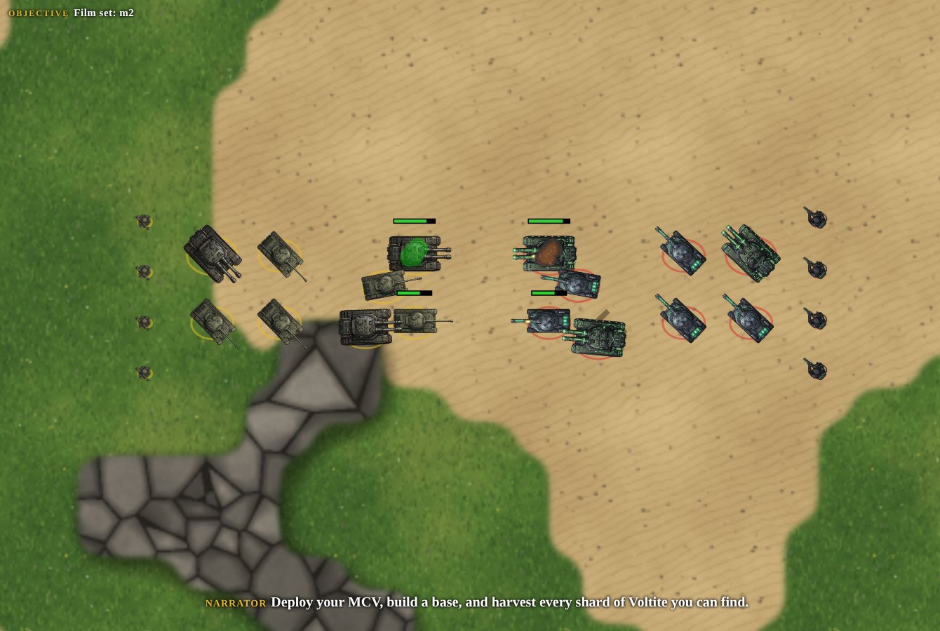 GCF and UOB tanks fighting in the open